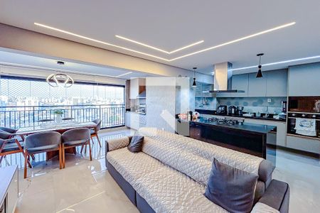 Sala de apartamento à venda com 3 quartos, 109m² em Vila Zilda, São Paulo