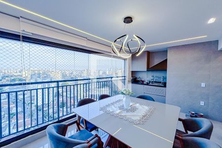 Varanda gourmet de apartamento à venda com 3 quartos, 109m² em Vila Zilda, São Paulo