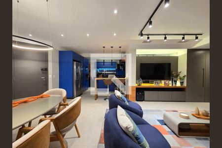 Sala de apartamento para alugar com 2 quartos, 129m² em Vila Olímpia, São Paulo