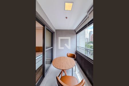Varanda de kitnet/studio para alugar com 1 quarto, 28m² em Vila Mariana, São Paulo