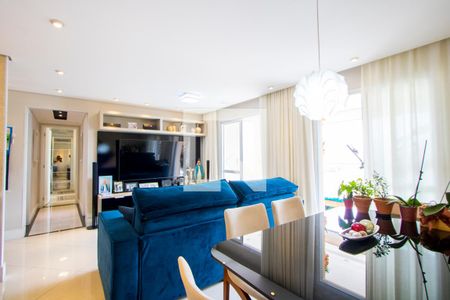 Sala de apartamento à venda com 2 quartos, 80m² em Campestre, Santo André