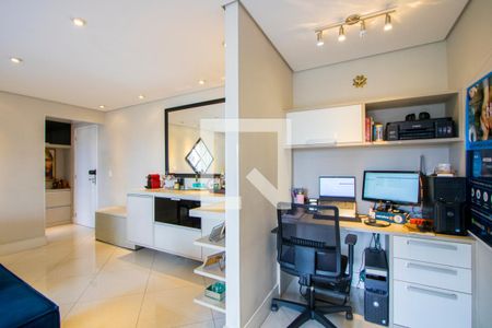 Sala de apartamento à venda com 2 quartos, 80m² em Campestre, Santo André