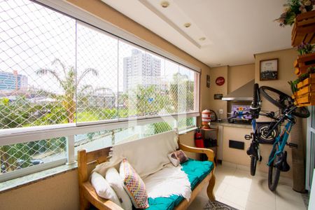 Varanda gourmet de apartamento à venda com 2 quartos, 80m² em Campestre, Santo André