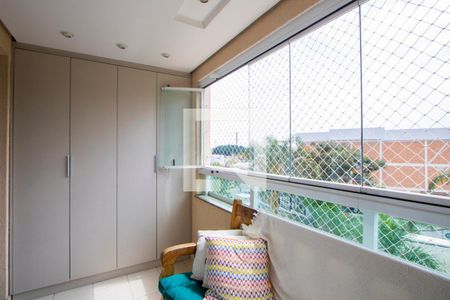 Varanda gourmet de apartamento à venda com 2 quartos, 80m² em Campestre, Santo André