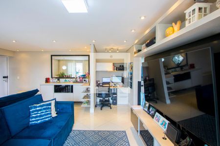 Sala de apartamento à venda com 2 quartos, 80m² em Campestre, Santo André