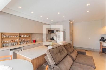 Sala/Cozinha de apartamento à venda com 2 quartos, 76m² em Swiss Park, Campinas