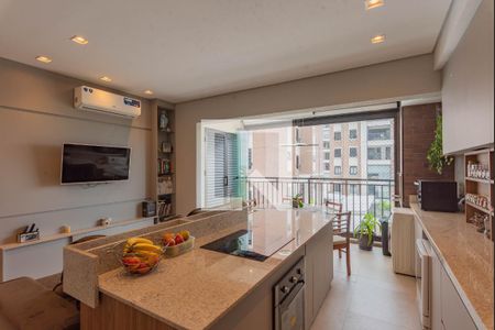 Cozinha/Sala de apartamento à venda com 2 quartos, 76m² em Swiss Park, Campinas