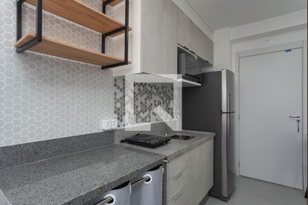 Cozinha de apartamento para alugar com 1 quarto, 28m² em Vila Romana, São Paulo