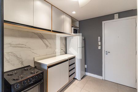 Cozinha de kitnet/studio à venda com 1 quarto, 32m² em Santa Cecilia, São Paulo