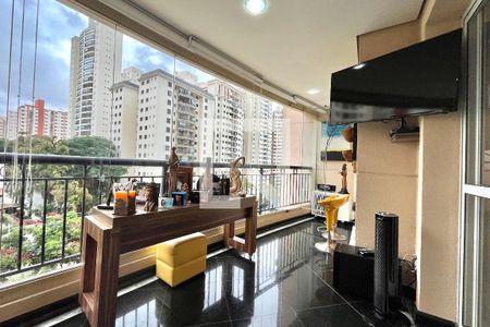 Varanda da Sala de apartamento à venda com 4 quartos, 112m² em Vila Mascote, São Paulo