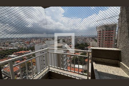 Sala - Sala de Jantar  Varanda de apartamento à venda com 2 quartos, 63m² em Campestre, Santo André