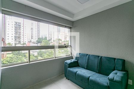 Varanda/Sala de apartamento para alugar com 1 quarto, 29m² em Aclimação, São Paulo