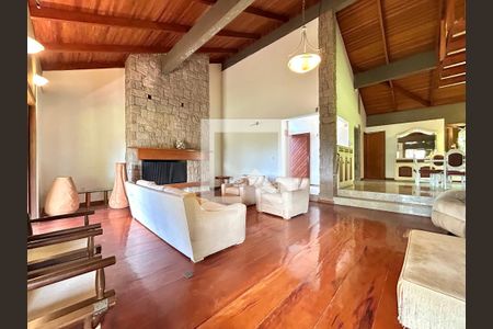 Sala de casa de condomínio para alugar com 6 quartos, 555m² em Santo Antonio de Lisboa, Florianópolis