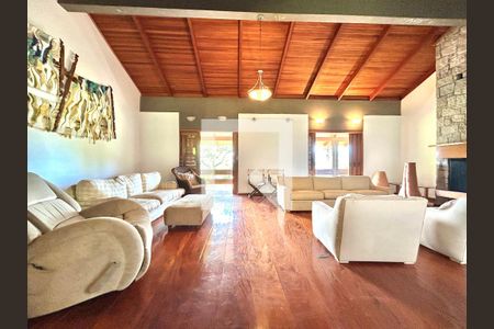 Sala de casa de condomínio para alugar com 6 quartos, 555m² em Santo Antonio de Lisboa, Florianópolis