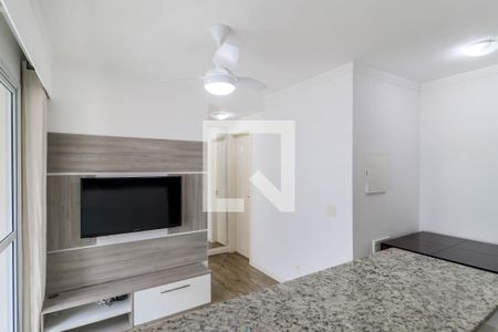 Sala de apartamento à venda com 1 quarto, 37m² em Santo Amaro, São Paulo