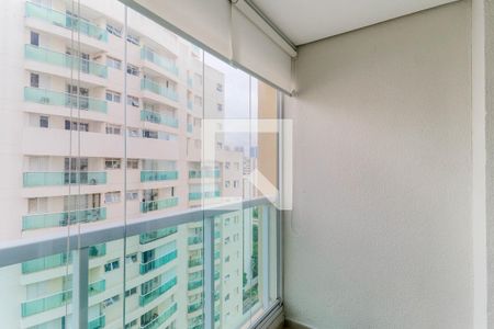 Varanda de apartamento à venda com 1 quarto, 37m² em Santo Amaro, São Paulo