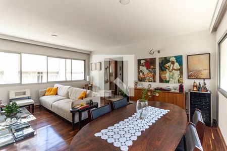 Sala de apartamento à venda com 3 quartos, 130m² em Santa Cecilia, São Paulo