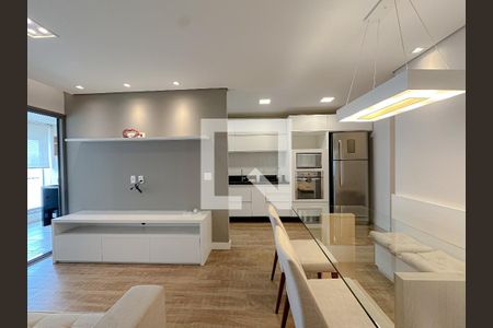 Sala/Cozinha de apartamento à venda com 2 quartos, 72m² em Barra Funda, São Paulo