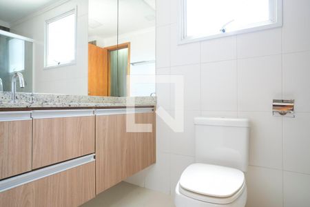 Banheiro da suíte de apartamento para alugar com 3 quartos, 96m² em Santa Paula, São Caetano do Sul