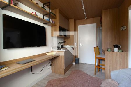 Sala/Cozinha de apartamento à venda com 1 quarto, 25m² em Vila Nova Conceição, São Paulo