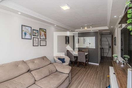 sala e sacada  extendida_4 de apartamento à venda com 2 quartos, 60m² em Jardim Celeste, São Paulo