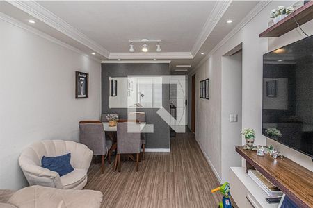 sala e sacada  extendida_5 de apartamento à venda com 2 quartos, 60m² em Jardim Celeste, São Paulo