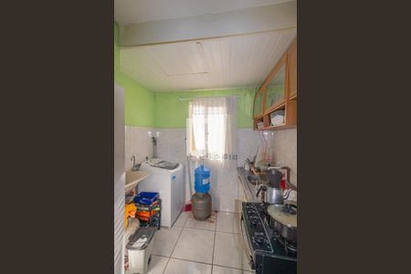 Sala/Cozinha de apartamento à venda com 2 quartos, 42m² em Guajuviras, Canoas