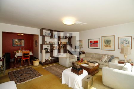 Sala de Estar de apartamento à venda com 3 quartos, 137m² em Jardim Paulista, São Paulo