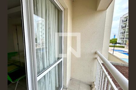 Varanda da Sala de apartamento para alugar com 2 quartos, 58m² em Vila das Palmeiras, Guarulhos