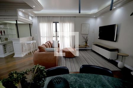 Sala de apartamento à venda com 3 quartos, 126m² em Vila Marina, Santo André