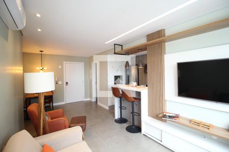 Sala de apartamento à venda com 1 quarto, 48m² em Bela Vista, Porto Alegre