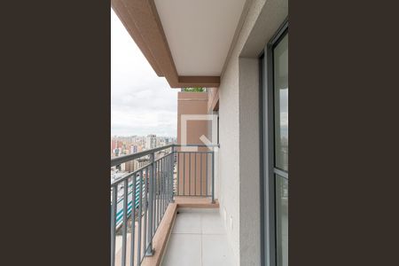 Varanda da Sala de apartamento para alugar com 1 quarto, 32m² em Liberdade, São Paulo