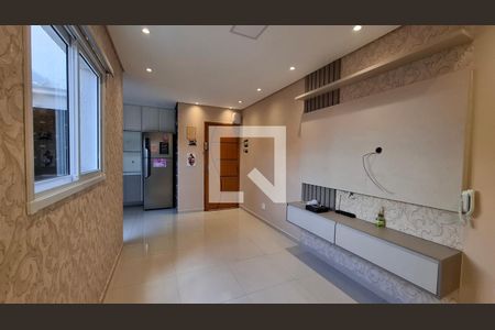 Sala de apartamento para alugar com 2 quartos, 51m² em Santa Maria, Santo André