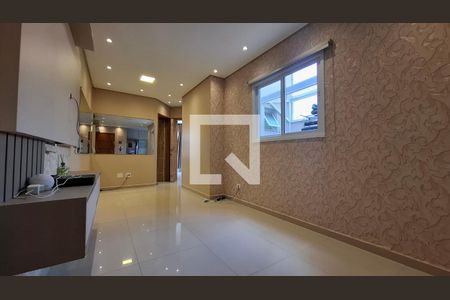 Sala de apartamento para alugar com 2 quartos, 51m² em Santa Maria, Santo André