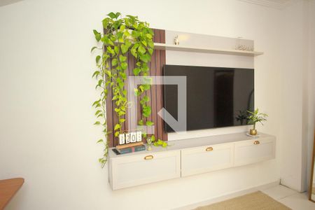 Sala de apartamento à venda com 2 quartos, 90m² em Vila Lutécia, Santo André