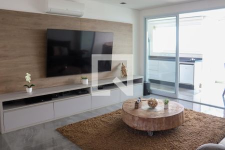 Sala de apartamento para alugar com 3 quartos, 180m² em Campestre, Santo André