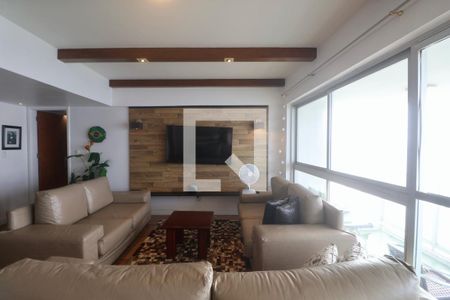 Sala de apartamento para alugar com 3 quartos, 117m² em Sítio Paecara (vicente de Carvalho), Guarujá