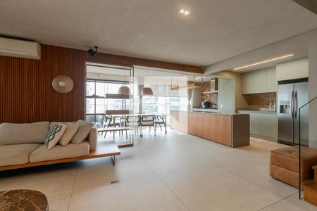 Sala de apartamento à venda com 3 quartos, 246m² em Cidade Monções, São Paulo