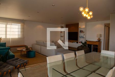 Sala de apartamento à venda com 3 quartos, 240m² em Brooklin, São Paulo