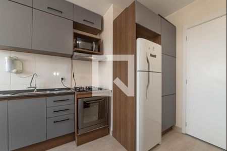 Cozinha de apartamento para alugar com 1 quarto, 24m² em Santo Amaro, São Paulo