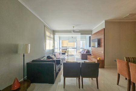 Sala de apartamento para alugar com 3 quartos, 140m² em Vila Luis Antonio, Guarujá
