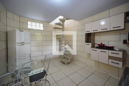 Sala - Cozinha de apartamento para alugar com 1 quarto, 48m² em Saco dos Limões, Florianópolis