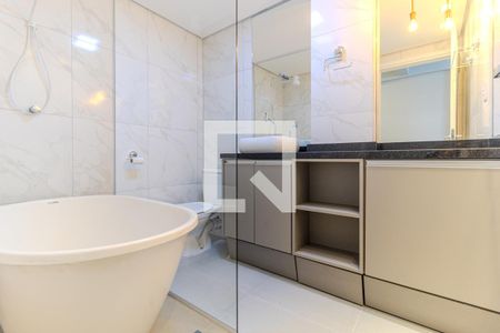 Banheiro de kitnet/studio para alugar com 1 quarto, 37m² em Consolação, São Paulo