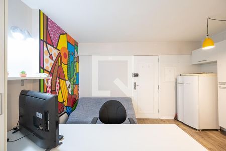 Sala de kitnet/studio para alugar com 1 quarto, 25m² em Vila Clementino, São Paulo