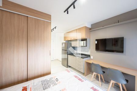 Sala/Quarto de kitnet/studio para alugar com 1 quarto, 28m² em Vila Clementino, São Paulo
