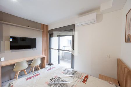 Sala/Quarto de kitnet/studio para alugar com 1 quarto, 27m² em Vila Clementino, São Paulo