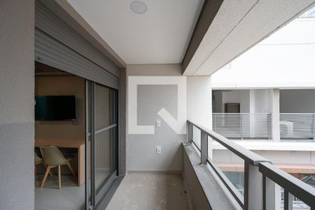Varanda de kitnet/studio para alugar com 1 quarto, 27m² em Vila Clementino, São Paulo