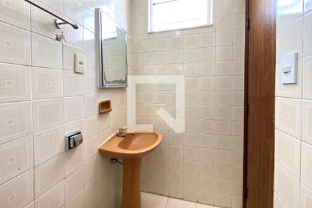 Banheiro da Suíte 1 de apartamento à venda com 3 quartos, 95m² em Sagrada Família, Belo Horizonte