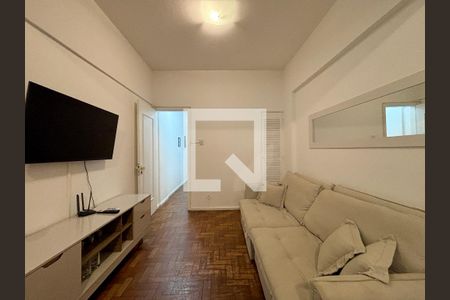 Sala/quarto de apartamento para alugar com 1 quarto, 50m² em Copacabana, Rio de Janeiro