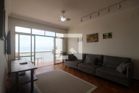 Sala de apartamento para alugar com 3 quartos, 170m² em Centro, Guarujá